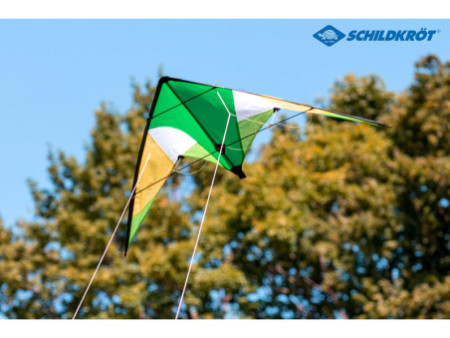 SCHILDKRÖT Cerf-volant acrobatique Stunt Kite 133, vert