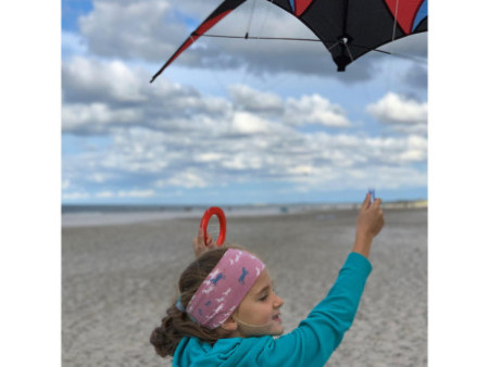 SCHILDKRÖT Cerf-volant acrobatique Stunt Kite 140, rouge