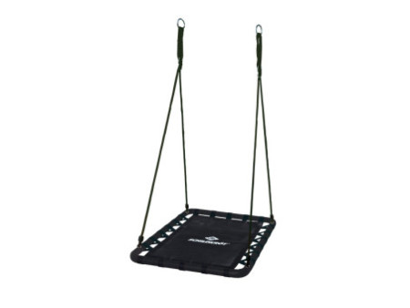 SCHILDKRÖT Balançoire nid d'oiseau,(L)600 x (P)1020 mm, noir