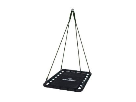SCHILDKRÖT Balançoire nid d'oiseau,(L)600 x (P)1020 mm, noir