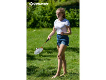 SCHILDKRÖT Set de badminton 2 joueurs, rouge / jaune