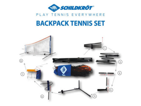 SCHILDKRÖT Set de tennis dans un sac à dos