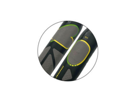TALBOT torro Raquette de badminton ELI Teen, noir/vert
