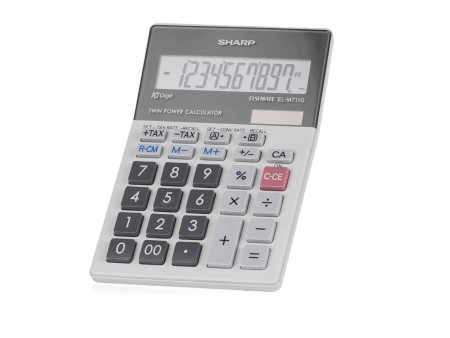 SHARP Calculatrice de bureau modèle EL-M711GGY