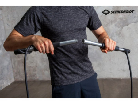 SCHILDKRÖT Bâton de fitness Gymnastics Stick, argent/noir