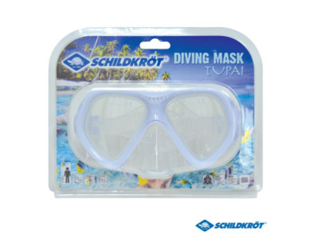 SCHILDKRÖT Masque de plongée pour adultes 'Tupai', noir/gris