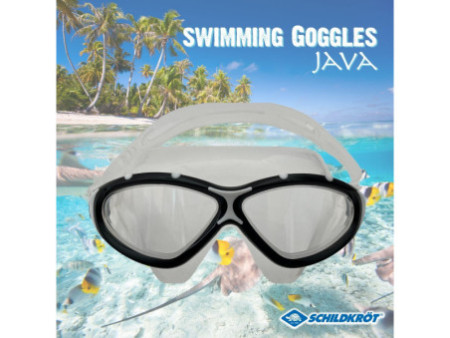 SCHILDKRÖT Lunettes de piscine pour adultes 'Java', noir