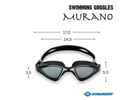 SCHILDKRÖT Lunettes de piscine pour adultes 'Murano', blanc/