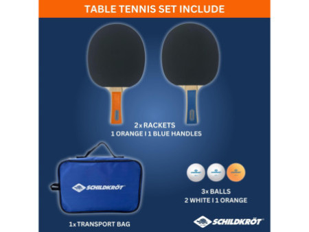 SCHILDKRÖT Kit tennis de table Hobby, pour 2 joueurs