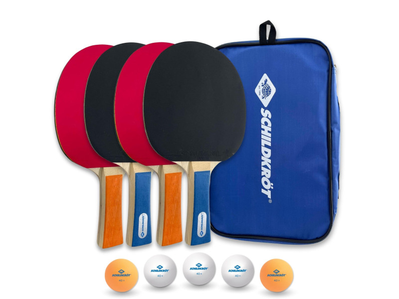 SCHILDKRÖT Kit tennis de table Hobby, pour 4 joueurs