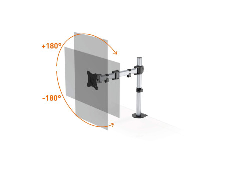 DURABLE Support SELECT pour 1 écran, pince