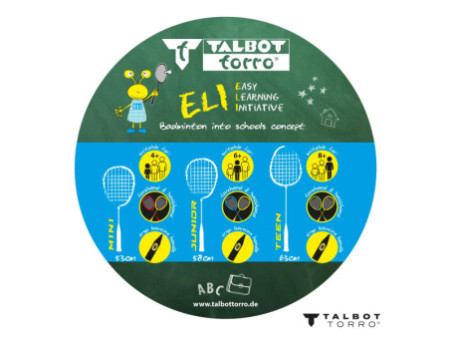 TALBOT torro Raquette de badminton ELI Junior