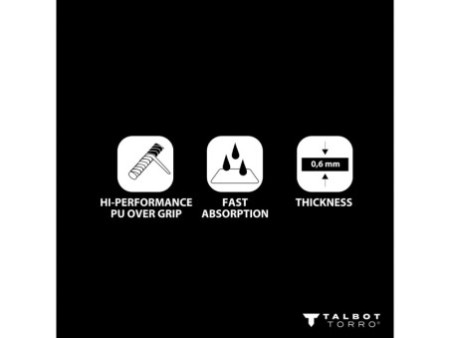 TALBOT torro Sur-grip Overgrip, blister de 3
