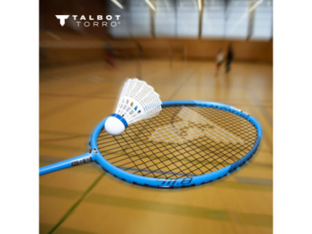 TALBOT torro Volant de badminton Tech 350, moyen, blanc/bleu