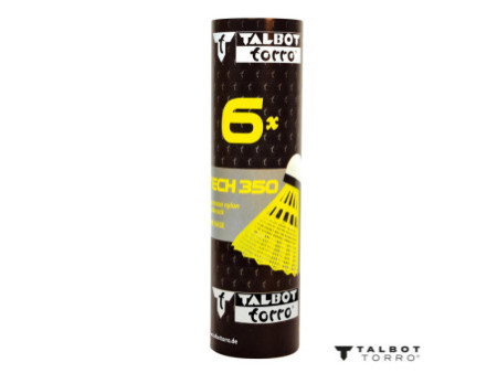 TALBOT torro Volant de badminton Tech 350, moyen, jaune/bleu