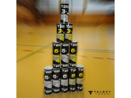 TALBOT torro Volant de badminton Tech 350, moyen, jaune/bleu