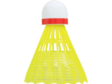 TALBOT torro Volant de badminton Tech350, rapide,jaune/rouge