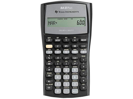 TEXAS INSTRUMENTS Calculatrice financière TI-BA II Plus