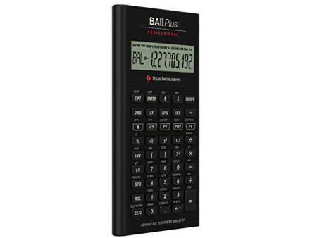 TEXAS INSTRUMENTS Calculatrice financière TI-BA II Plus