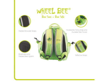 WHEEL BEE Sac à dos pour enfant Kiddy Bee, vert