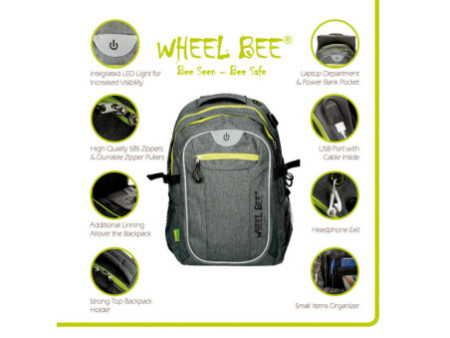 WHEEL BEE Sac à dos de loisirs Revolution, gris