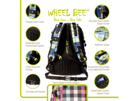 WHEEL BEE Sac à dos de loisirs Generation Z, camouflage bleu