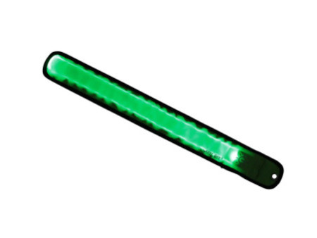 WHEEL BEE Bande réfléchissante LED Slap Light, vert