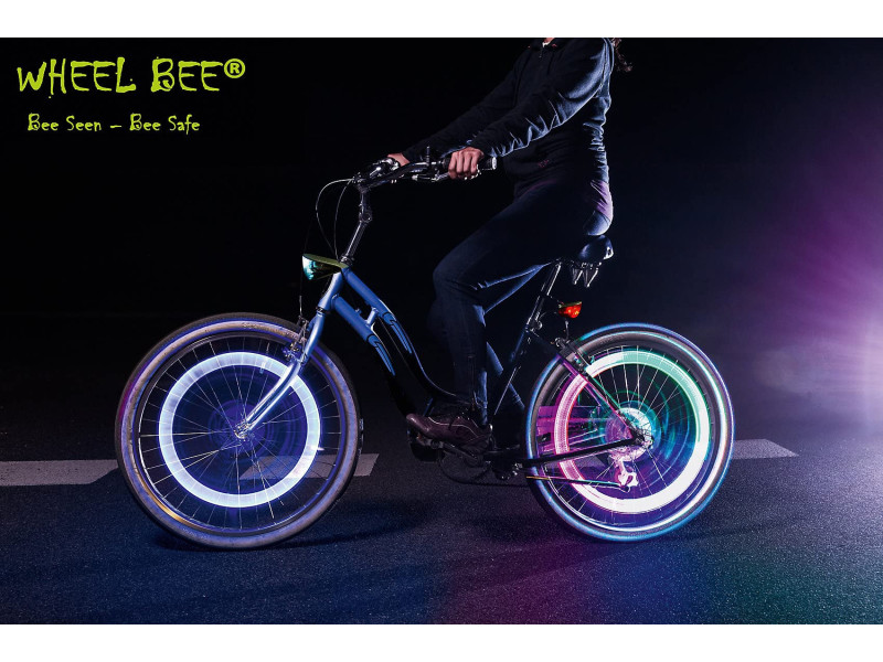WHEEL BEE Eclairage de roue de vélo à LED Galaxy Bee