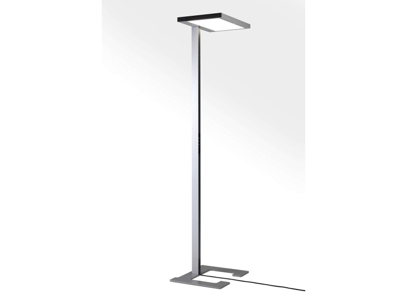 Hansa Lampadaire VITAWORK 12, argent métallique / noir