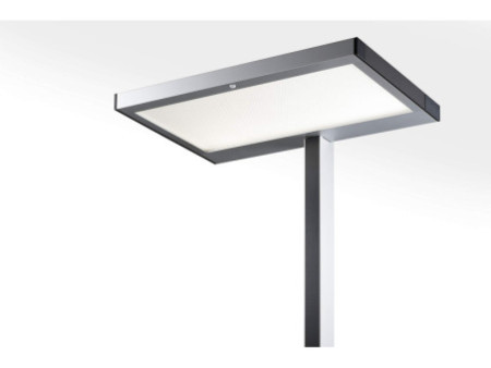 Hansa Lampadaire VITAWORK 12, argent métallique / noir