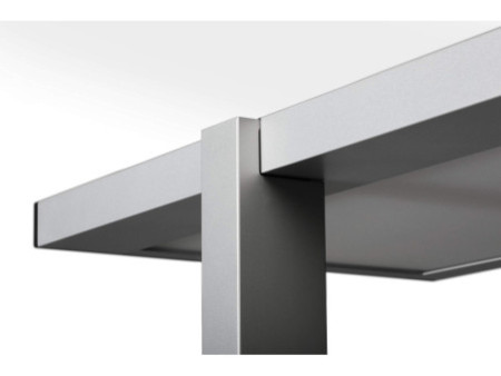 Hansa Lampadaire VITAWORK 12, argent métallique / noir