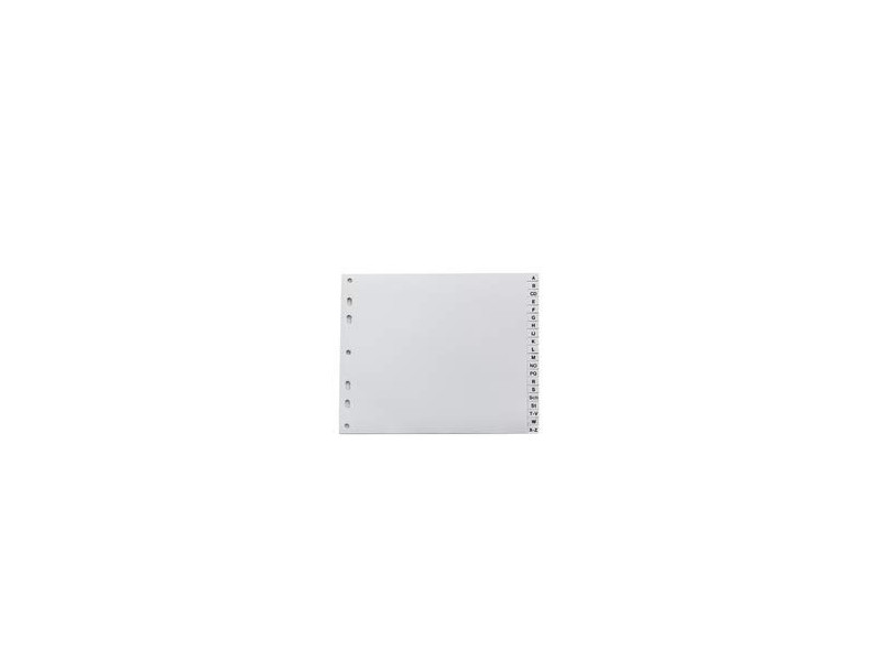 proOFFICE Intercalaires en plastique, A-Z, A4, 20 touches
