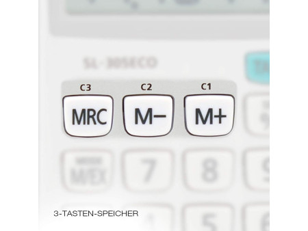 CASIO calculatrice SL-305 ECO, fonctionnement par pile ou