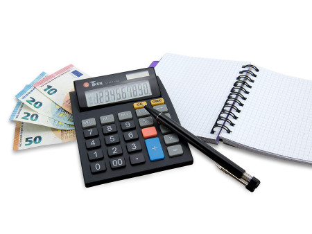 TWEN calculatrice de bureau J-1010 solar,