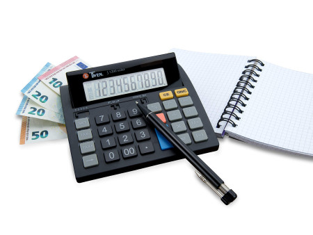 TWEN Calculatrice de bureau J-1200 solar, 12 carac.