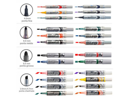 Pentel Marqueur pour tableau blanc MAXIFLO MWL5M, vert