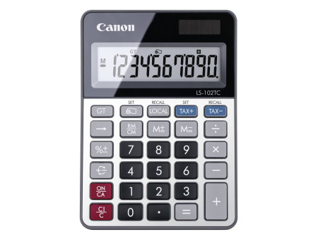 Canon Calculatrice de table LS-102 TC, alimentation par pile