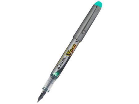 PILOT Stylo plume V-Pen Silver, vert