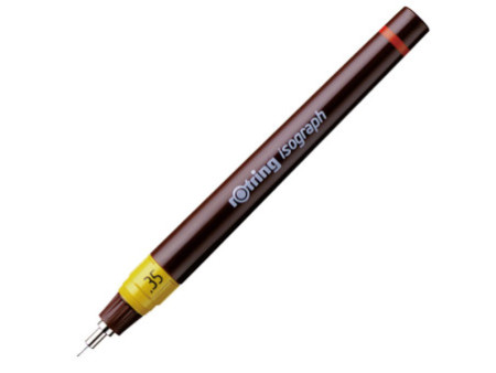 rotring Stylo à encre de Chine isograph 0,35 mm, noir