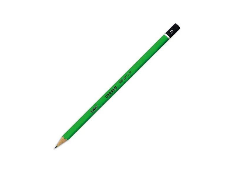 BIC Crayon Criterium 550, degré de dureté: 2B, hexagonal