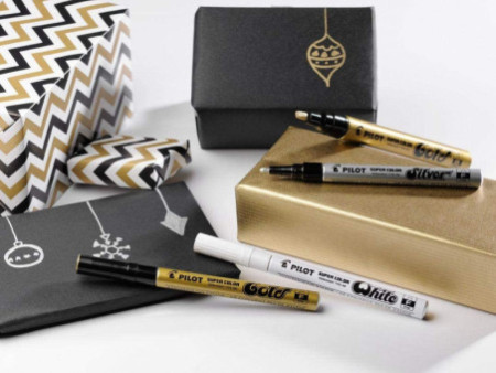 PILOT Marqueur permanent SUPER COLOR Gold, fin, or