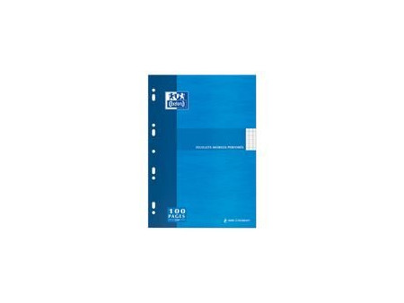 Oxford Feuilles simples perforées, 170 x 220 mm, séyès