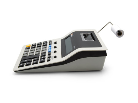 TWEN Calculatrice imprimante 120 PD, gris / noir