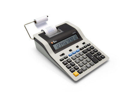 TWEN Calculatrice imprimante 120 PD, gris / noir