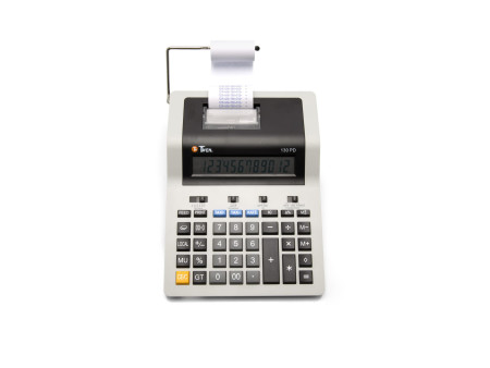 TWEN Calculatrice imprimante 120 PD, gris / noir