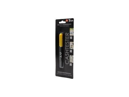 TWEN Stylo détecteur de faux billets, couleur: orange / noir