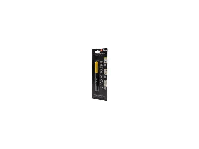 TWEN Stylo détecteur de faux billets, couleur: orange / noir