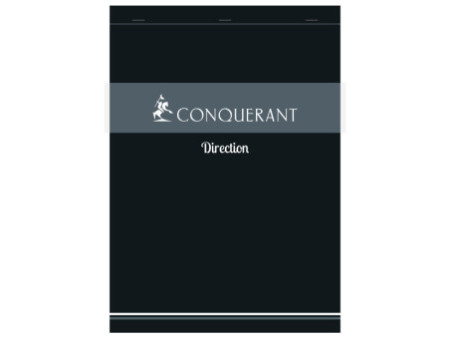 CONQUERANT SEPT Bloc-notes Direction, quadrillé, A5