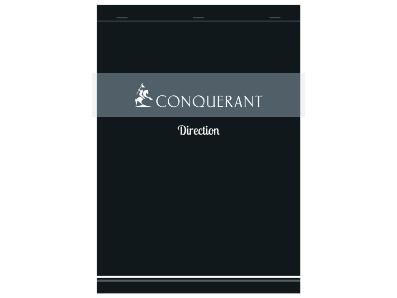CONQUERANT SEPT Bloc-notes Direction, quadrillé, A5