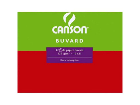 CANSON Buvard, 250 g/m2, dimensions: 500 x 650 mm, blanc